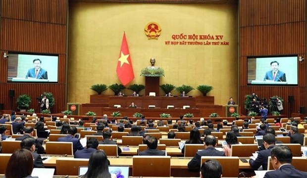 15th National Assembly opens fifth extraordinary session in Hanoi