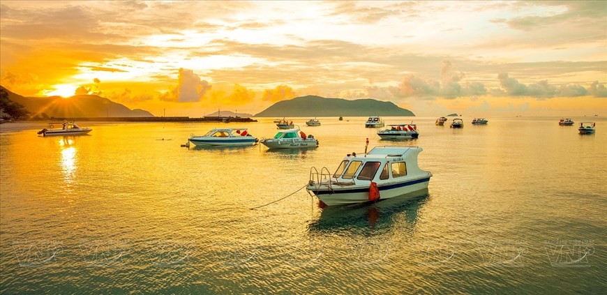 Con Dao Island district is an archipelago of 16 large and small islands belonging to Ba Ria-Vung Tau province and located in the southern reaches of Vietnam’s East Sea. (Photo: VNP/VNA)