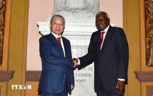Vietnamese Party General Secretary, State President meets with Cuban top legislator Vietnamese Party General Secretary, State President meets with Cuban top legislator