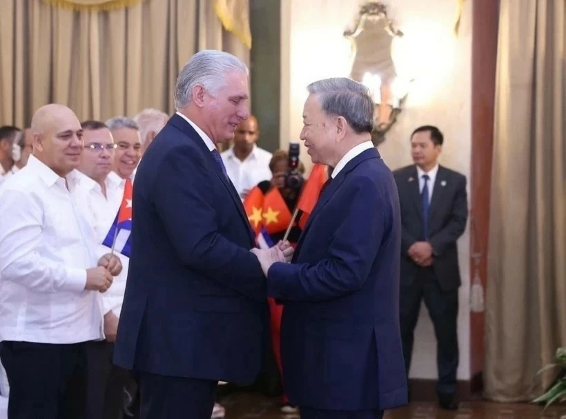 Vietnam, Cuba issue joint statement on strengthening traditional solidarity