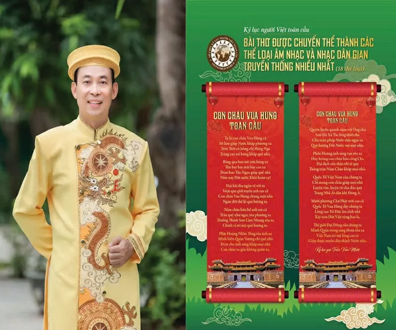 Entrepreneur, Honorary Professor – World Record Holder Tran Van Muoi