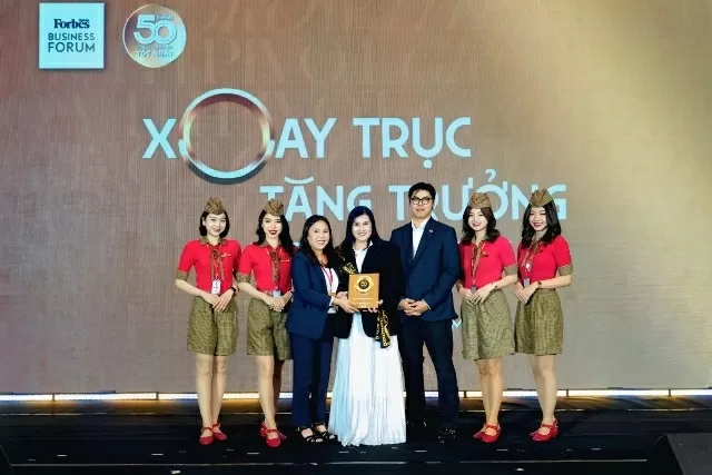 Forbes honours Vietjet in Top 50 listed companies in Vietnam 2025