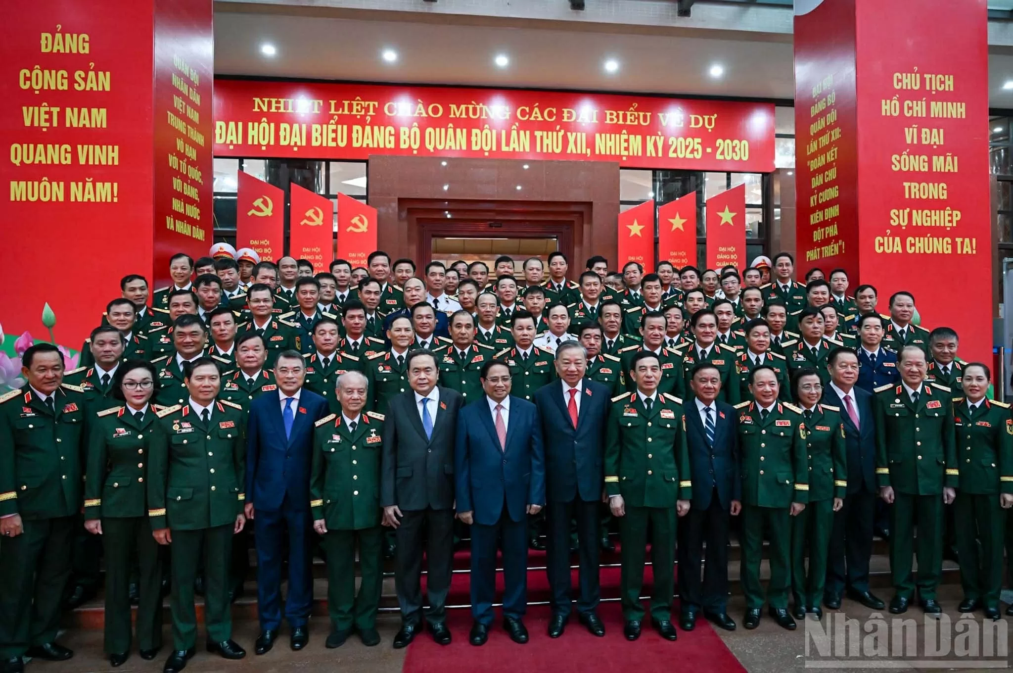 General Secretary To Lam attends the 12th Congress of the Party Committee of Vietnam People's Army