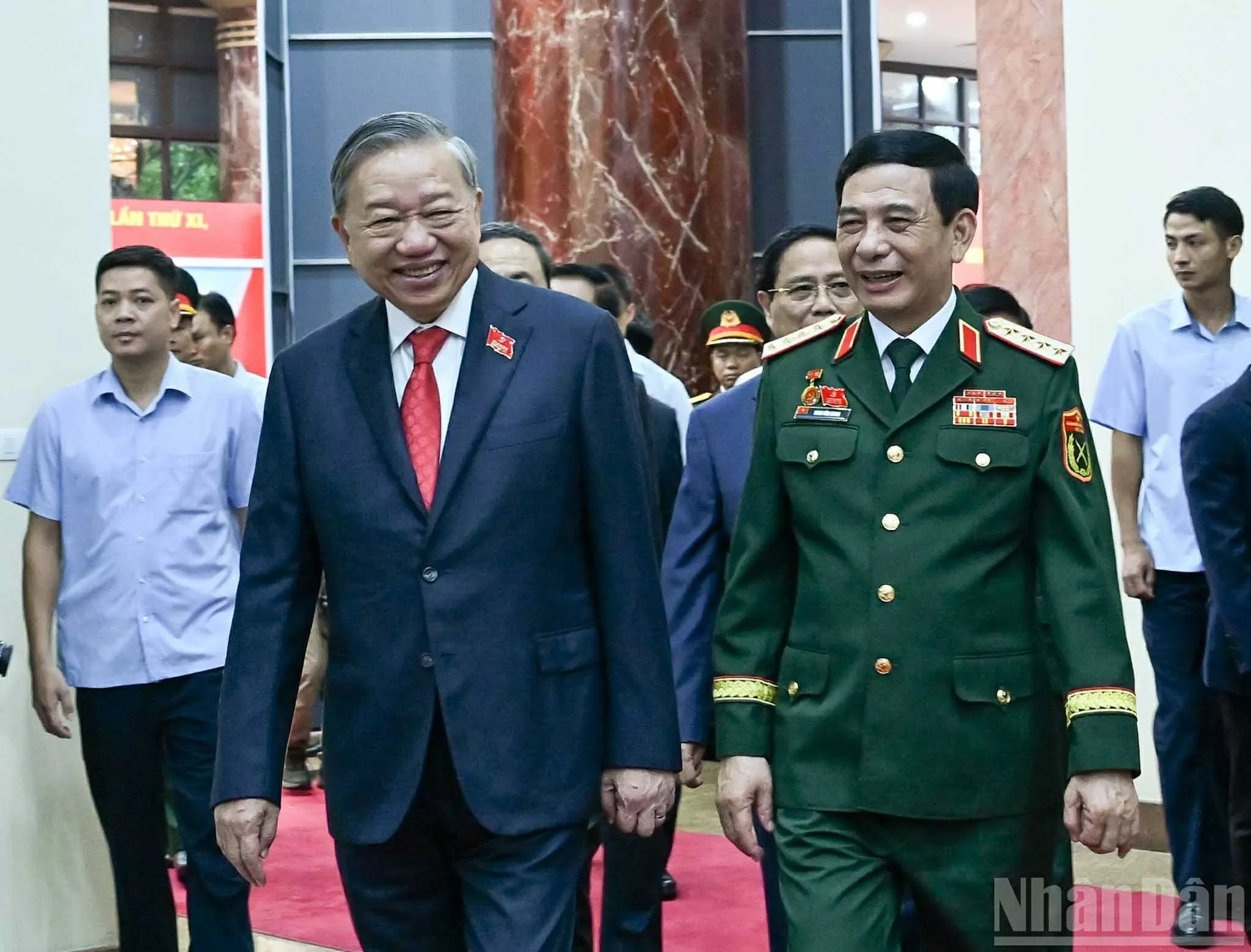 General Secretary To Lam attends the 12th Congress of the Party Committee of Vietnam People's Army General Secretary To Lam attends the 12th Congress of the Party Committee of Vietnam People's Army
