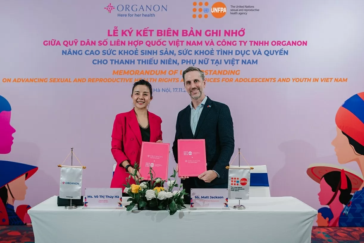 UNFPA and Organon partner to advance youth, women health in Vietnam