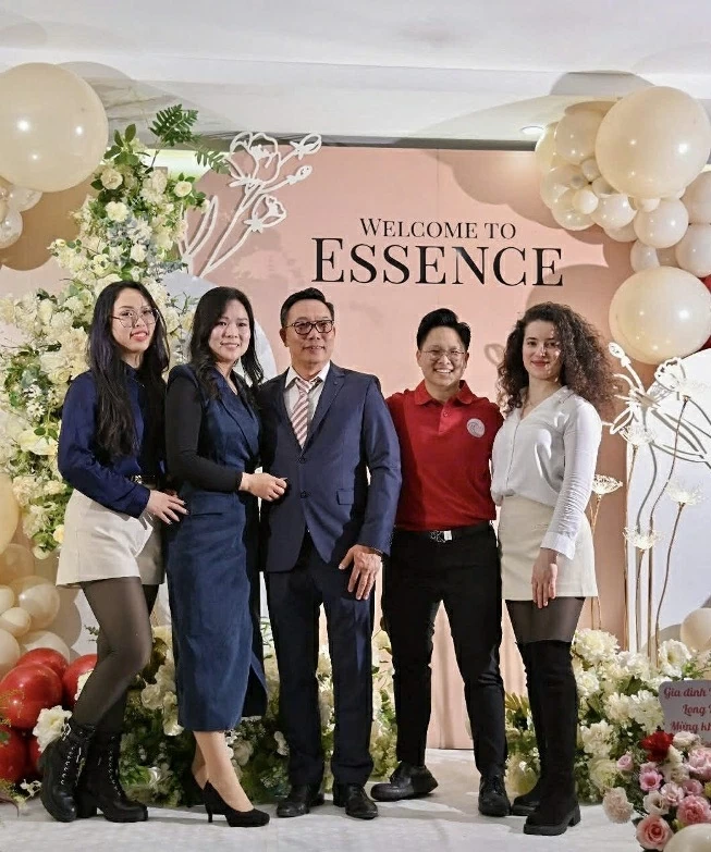 The generations in the family at Essence Restaurant continue the Vietnamese cultural tradition in a distant land.