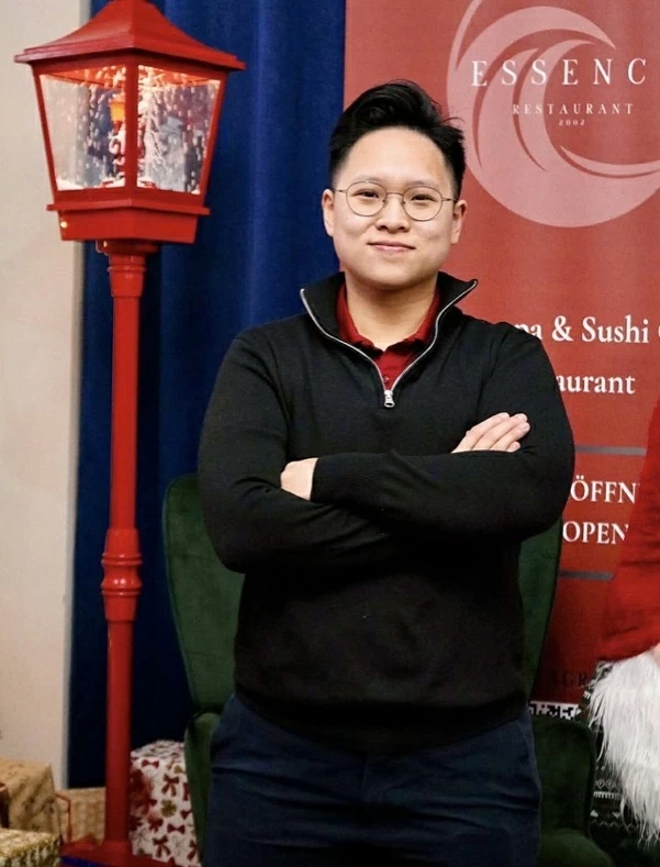 Mr. Linh Pham - The second generation to take over the Essence Restaurant. Mr. Linh Pham - The second generation to take over the Essence Restaurant.