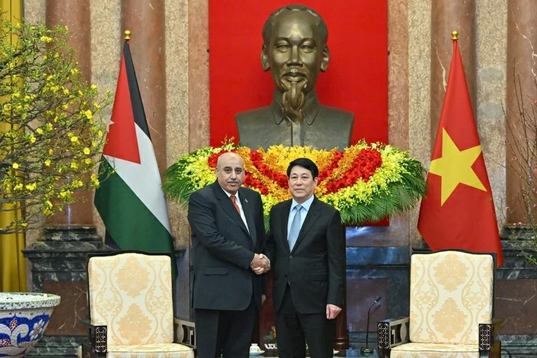President Luong Cuong receives Speaker of the Jordanian House of Representatives Mazen Turki El Qadi President Luong Cuong receives Speaker of the Jordanian House of Representatives Mazen Turki El Qadi