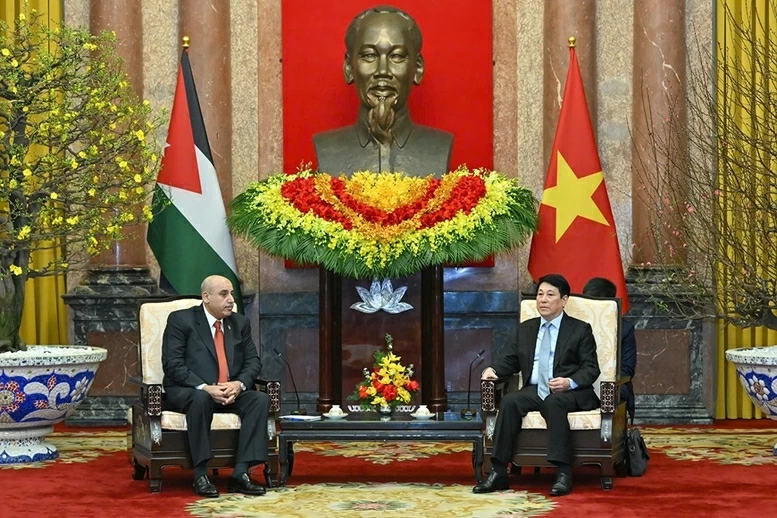 President Luong Cuong receives Speaker of the Jordanian House of Representatives Mazen Turki El Qadi President Luong Cuong receives Speaker of the Jordanian House of Representatives Mazen Turki El Qadi