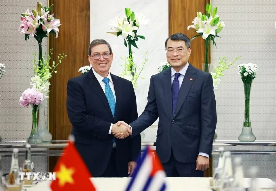 Prime Minister Le Minh Hung meets with Cuban Foreign Minister Bruno Rodríguez Parrilla Prime Minister Le Minh Hung meets with Cuban Foreign Minister Bruno Rodríguez Parrilla