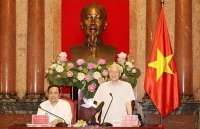 Tổng Bí thư, Chủ tịch nước Nguyễn Phú Trọng gặp mặt đại diện Đoàn Chủ tịch MTTQ Việt Nam