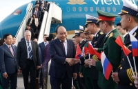 Thủ tướng Nguyễn Xuân Phúc đến Saint Petersburg, bắt đầu thăm chính thức Nga
