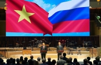 Thủ tướng Nguyễn Xuân Phúc và Thủ tướng Dmitri Medvedev dự lễ khai mạc Năm chéo Việt - Nga