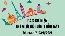 Dự kiến các sự kiện thế giới nổi bật tuần này 17-23/5/2021