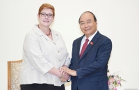 Thủ tướng Nguyễn Xuân Phúc tiếp Bộ trưởng Ngoại giao Australia