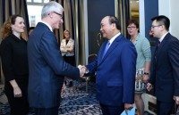 Thủ tướng Nguyễn Xuân Phúc tiếp một số Bộ trưởng - Chủ tịch vùng của Bỉ