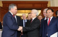 Chủ tịch Duma Quốc gia Liên bang Nga kết thúc chuyến thăm chính thức Việt Nam