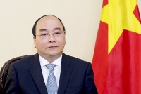 Thủ tướng Nguyễn Xuân Phúc chúc Tết Thủ tướng Lào, Campuchia