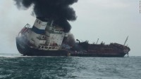 Tàu treo cờ Việt Nam bốc cháy ngoài khơi Hong Kong (Trung Quốc), 1 người thiệt mạng