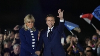 Tổng thống Pháp Macron tái đắc cử: Ông Biden hài lòng với kết quả, Đức vui mừng nói 'tín hiệu tốt' cho châu Âu