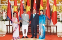 Thủ tướng Nguyễn Xuân Phúc đón, hội đàm với Thủ tướng Nepal