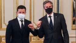 Ngoại trưởng Mỹ thăm Ukraine: Tổng thống Zelensky mời gọi NATO tăng cường hiện diện