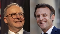 Pháp-Australia nhất trí khép lại năm 'khủng hoảng quan hệ', cùng hướng tới tương lai