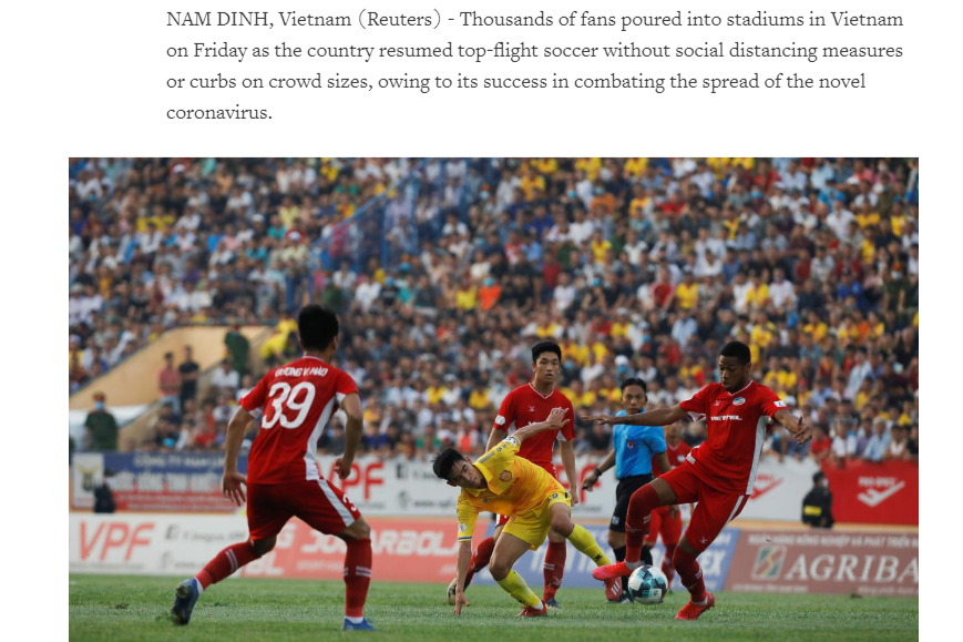 V-League trở lại ấn tượng với hàng nghìn khán giả, truyền thông quốc tế đồng loạt đưa tin