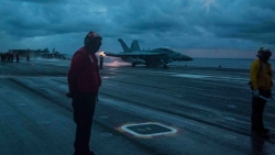 Nhóm tàu sân bay USS Ronald Reagan của Mỹ lần đầu tiến vào Biển Đông năm 2021
