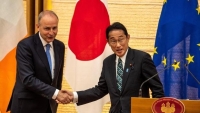 Các Thủ tướng Nhật Bản và Ireland vô cùng quan ngại về tình hình ở Biển Hoa Đông và Biển Đông