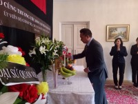 Lễ viếng cố Chủ tịch Trần Đại Quang tại Mông Cổ