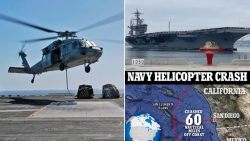 Trực thăng MH-60S giá trị khủng của Hải quân Mỹ gặp nạn, rốt ráo tìm kiếm người mất tích