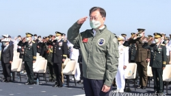 Dù Triều Tiên khoe tên lửa dồn dập, Tổng thống Hàn Quốc tuyên bố 'tự hào về thế trận an ninh' quốc gia