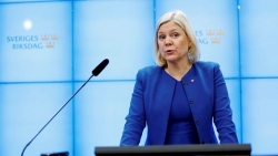 Bà Andersson được Quốc hội Thụy Điển tiếp tục bầu giữ cương vị Thủ tướng