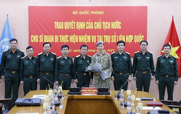 Sỹ quan thứ ba của Việt Nam làm nhiệm vụ tại Trụ sở Liên hợp quốc là ai?