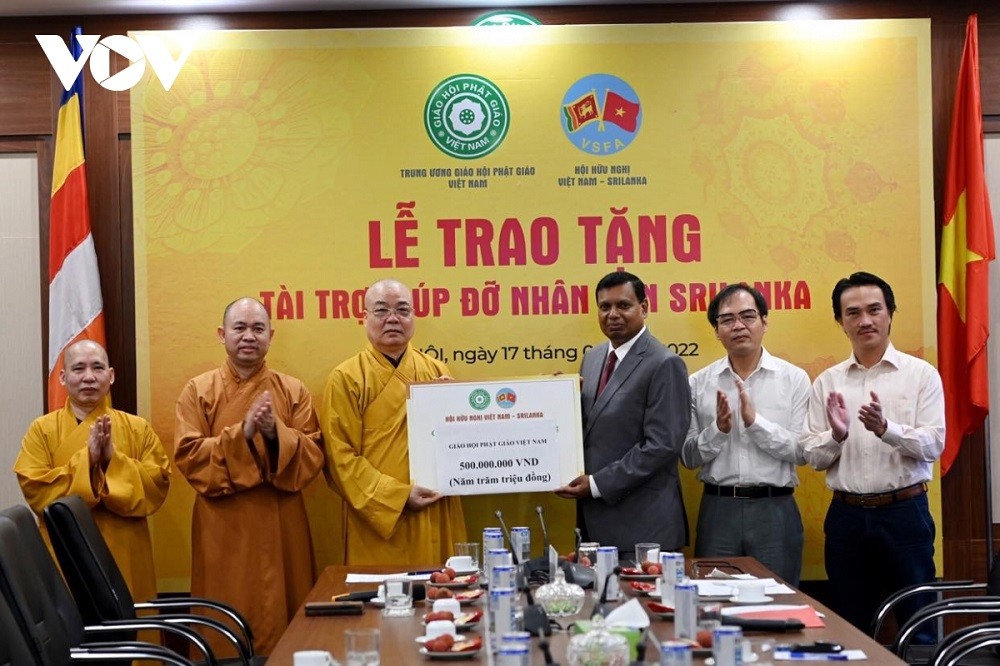 Hành động thiết thực của Giáo hội Phật giáo Việt Nam giúp đỡ nhân dân Sri Lanka