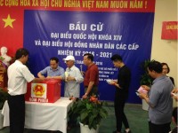 Tính đến 17 giờ, có 95,84% cử tri cả nước tham gia bỏ phiếu
