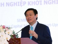 Phó Thủ tướng Vương Đình Huệ dự Hội thảo phát triển thị trường vốn cho doanh nghiệp khởi nghiệp