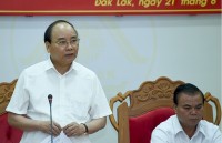Thủ tướng làm việc với tỉnh Đắk Lắk