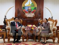 Lãnh đạo Lào đánh giá cao hợp tác trong lĩnh vực dân tộc giữa hai nước