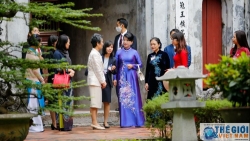 Phu nhân Thủ tướng Nhật Bản thăm Văn Miếu Quốc Tử Giám