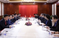 Phó Thủ tướng Phạm Bình Minh gặp song phương với Ủy viên Quốc vụ, Bộ trưởng Ngoại giao Trung Quốc