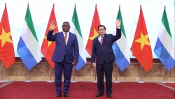 Thủ tướng Phạm Minh Chính hội kiến Tổng thống Sierra Leone