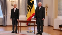 Đại sứ Vũ Quang Minh trình Thư ủy nhiệm lên Tổng thống liên bang Đức Frank-Walter Steinmeier