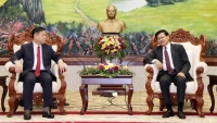 Lãnh đạo Đảng, Nhà nước Lào tiếp đoàn đại biểu cấp cao Ban Tuyên giáo Trung ương Đảng