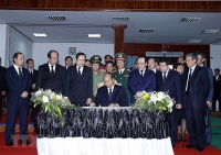 Thủ tướng Nguyễn Xuân Phúc dự Quốc tang Đại tướng Sisavath Keobounphanh