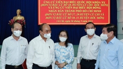 Chủ tịch nước Nguyễn Xuân Phúc làm việc với huyện Củ Chi và Hóc Môn