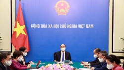 Chủ tịch nước Nguyễn Xuân Phúc điện đàm với Tổng thống Cộng hòa Pháp Emmanuel Macron