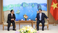 Thủ tướng Phạm Minh Chính tiếp Chủ nhiệm Ban Kiểm tra Trung ương Đảng, Tổng thanh tra Nhà nước Lào