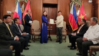 Phó Chủ tịch nước Võ Thị Ánh Xuân hội kiến Tổng thống Philippines, tiếp xúc với lãnh đạo một số nước